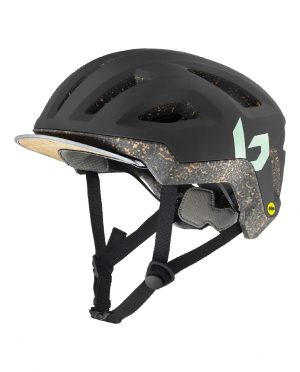 CASCO BOLLE ECO REACT MIPS URBANO – NEGRO/VERDE MATTE – TALLA M – 55-59 CMS