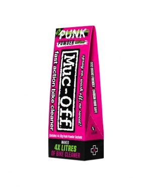 MUC-OFF PUNK POWDER LIMPIADOR DE BICICLETA – 4 SOBRES