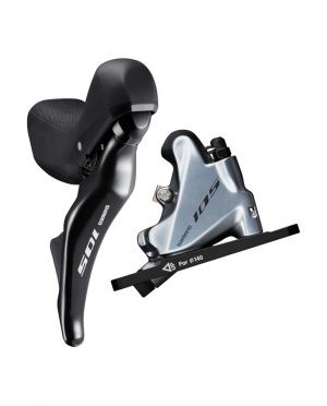 KIT FRENO DE DISCO HIDRÁULICO TRASERO 105 BR-R7070 Y PALANCA DE CAMBIO DERECHA ST-R7020 CON PLT DE 1700MM