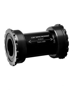 CAJA DE CENTRO BB T47/86 (BOTTOM BRAKET) PARA SHIMANO – NEGRO