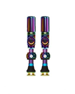 MUC-OFF – KIT VALVULAS TUBELESS BIG BORE HYBRID MEDIANA – IRIDISCENTE